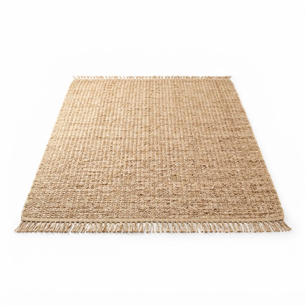 Beige Jute Area Rug