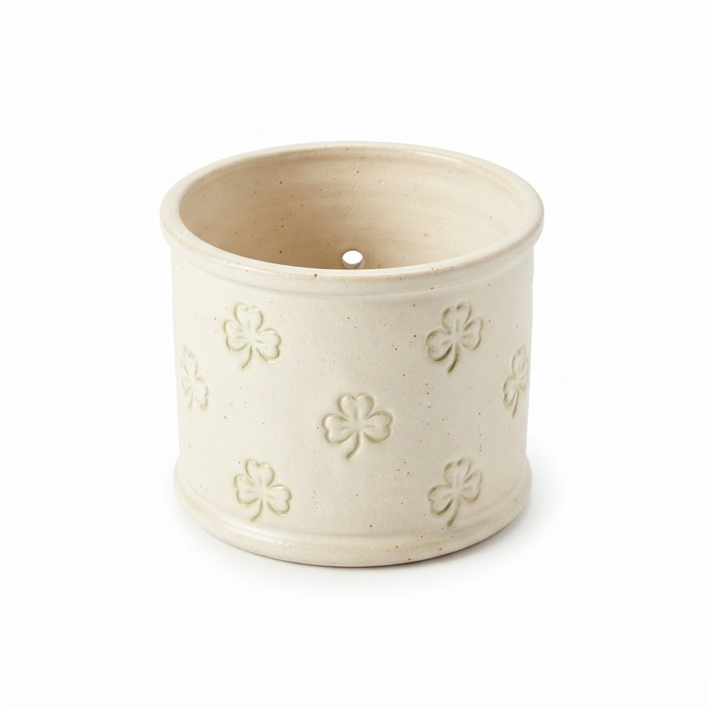 Cream Ceramic Planter