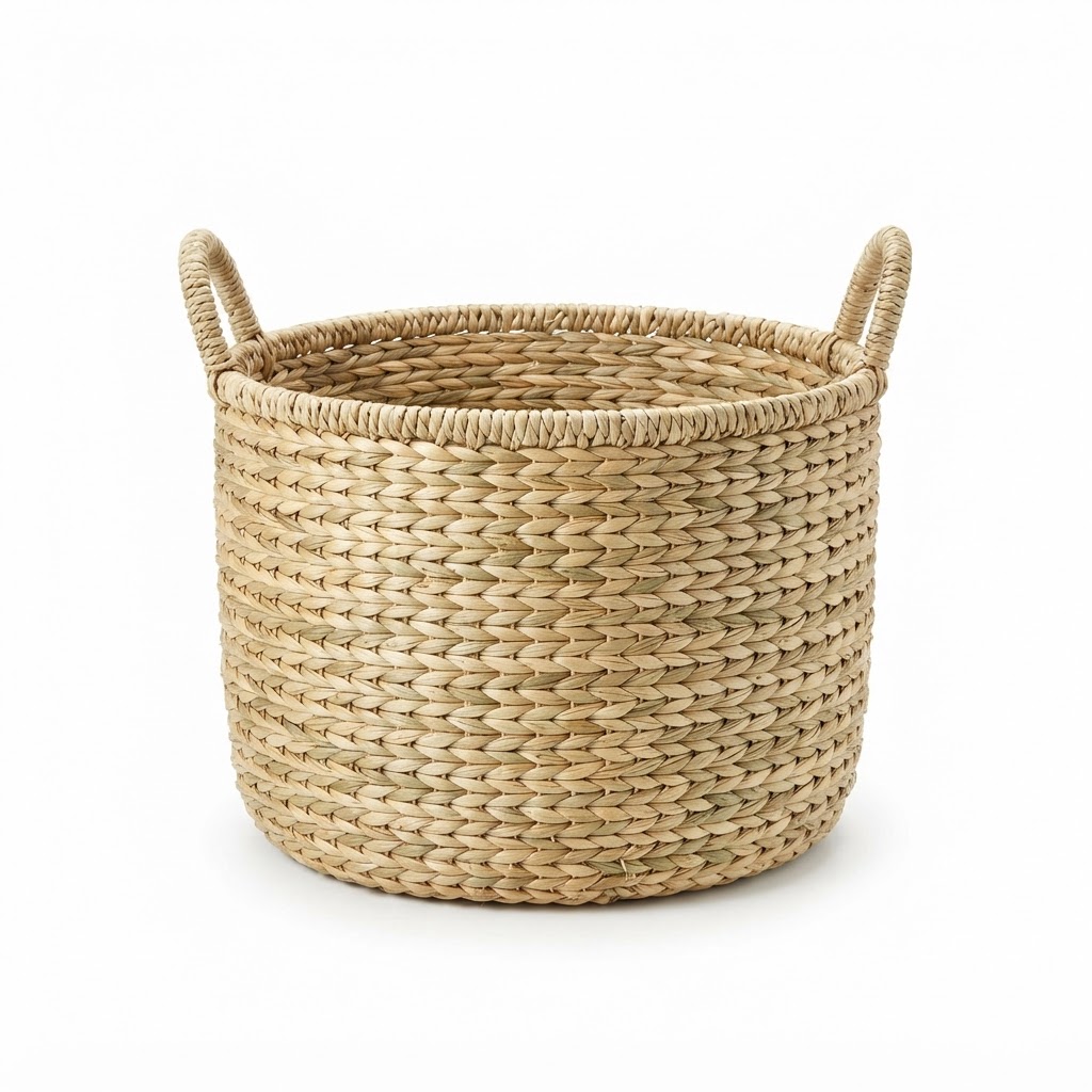 Transitional Woven Seagrass Storage Basket