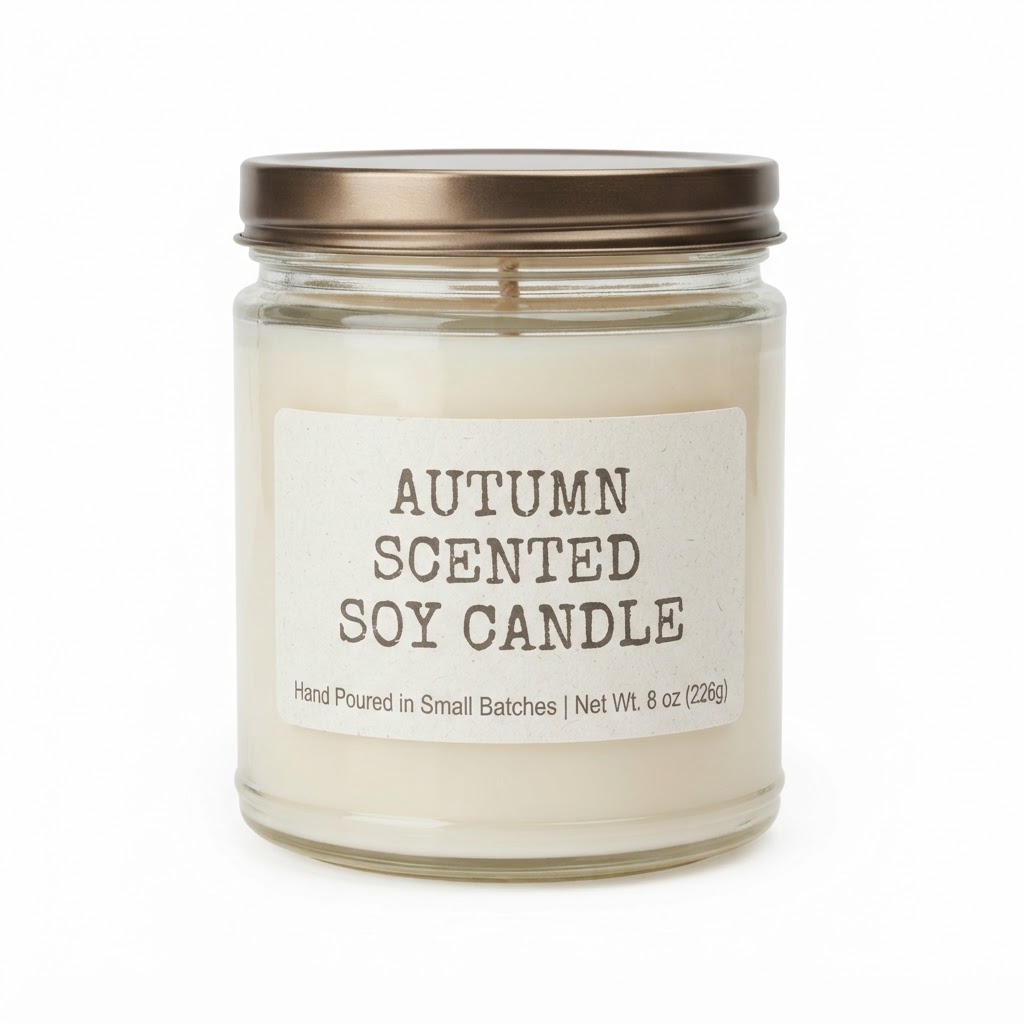 Autumn Scented Soy Candle