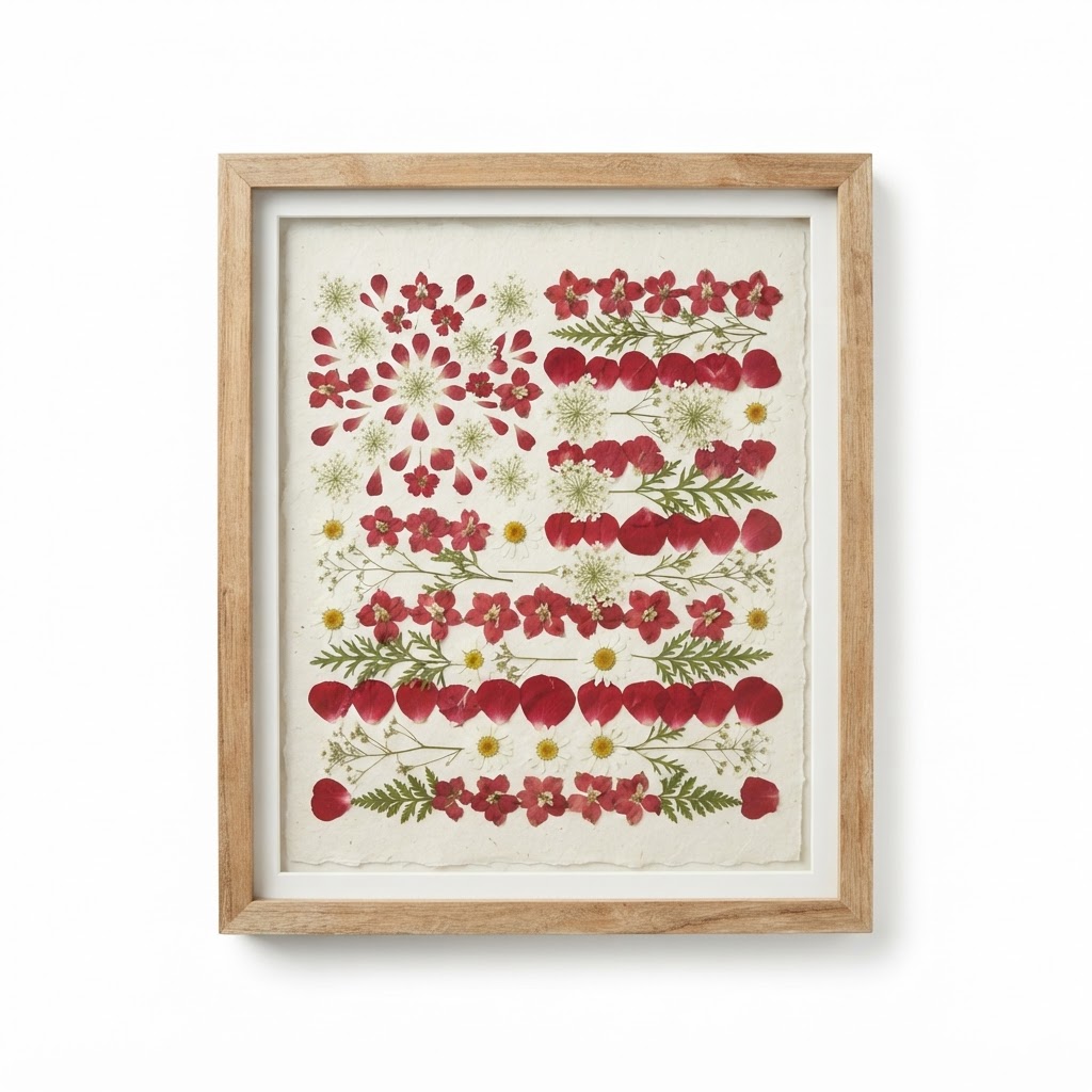 core Pressed Flower Framed Wall Art