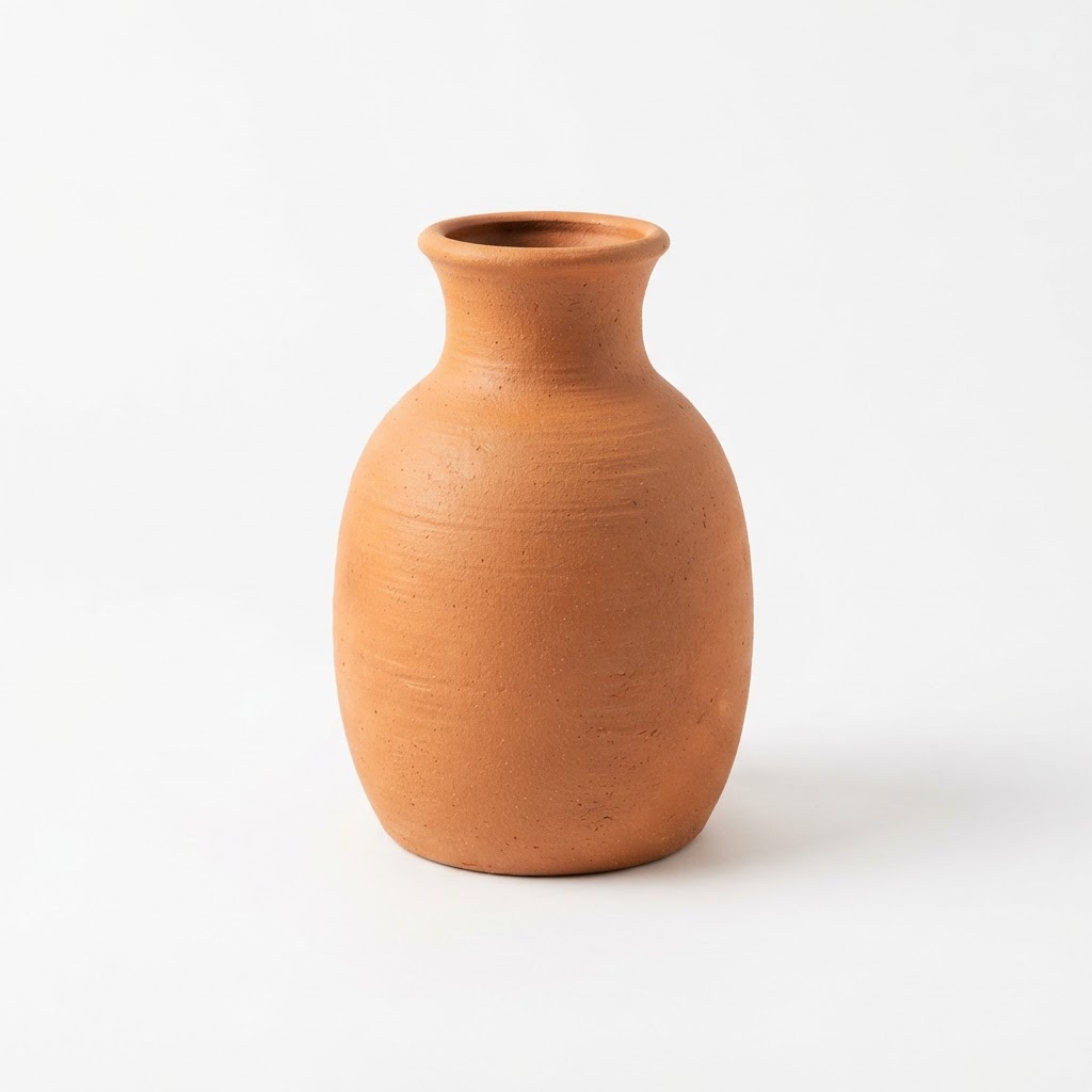 Fall Terracotta Ceramic Vase