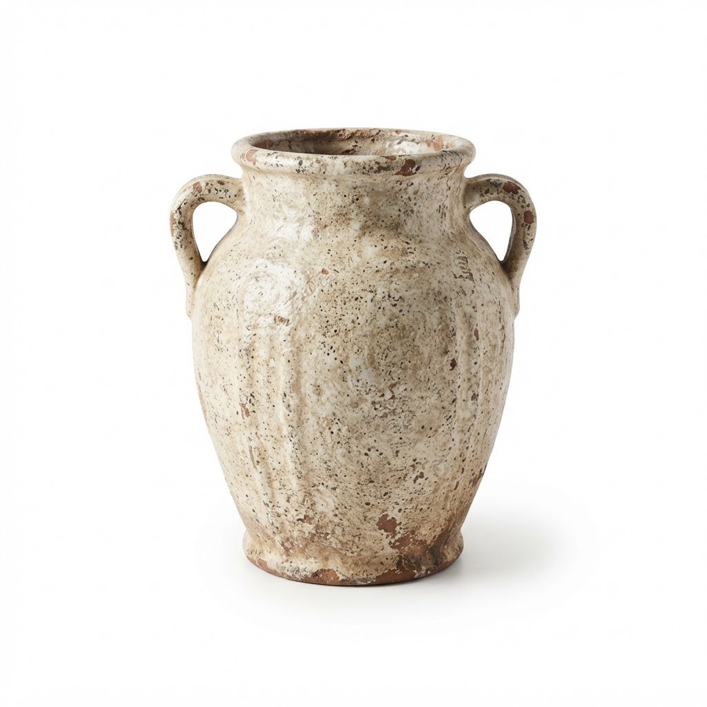 Distressed Ceramic Vase