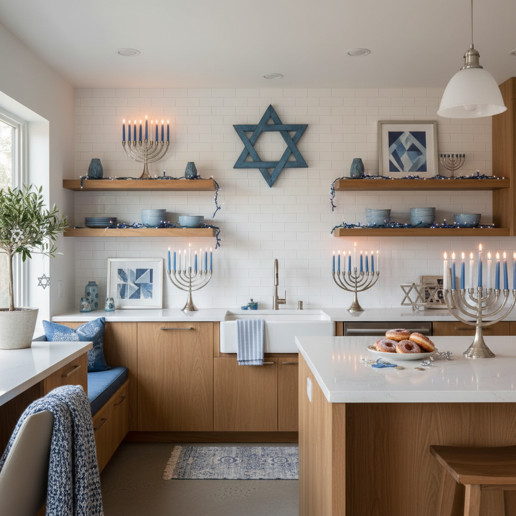 Minimalist Hanukkah Kitchen