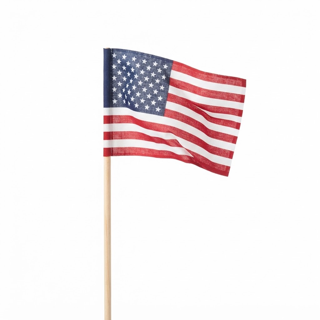 Patriotic Small American Flags
