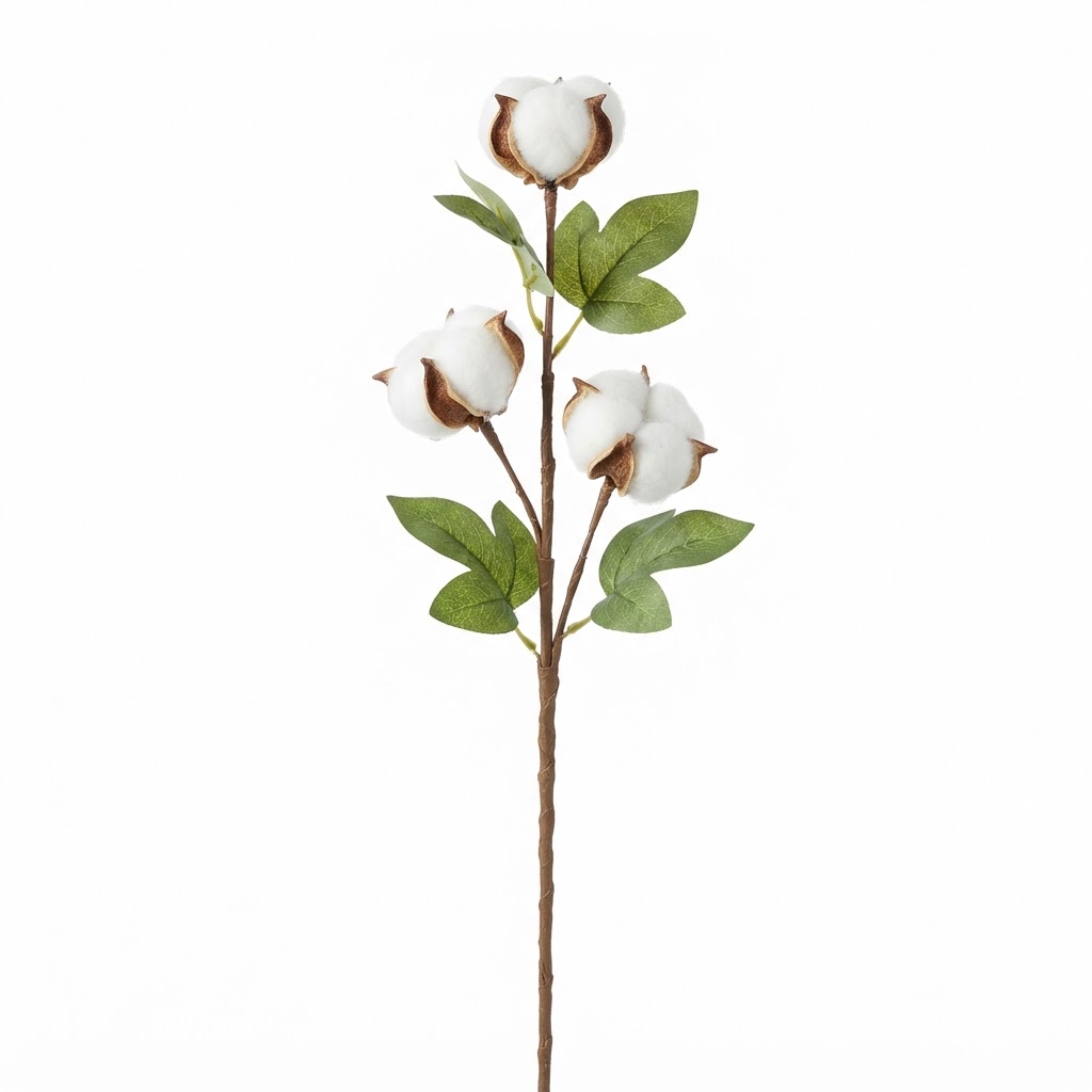 Faux Cotton Stems