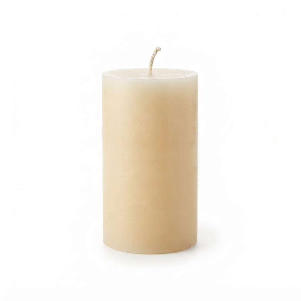 Unscented Pillar Candles
