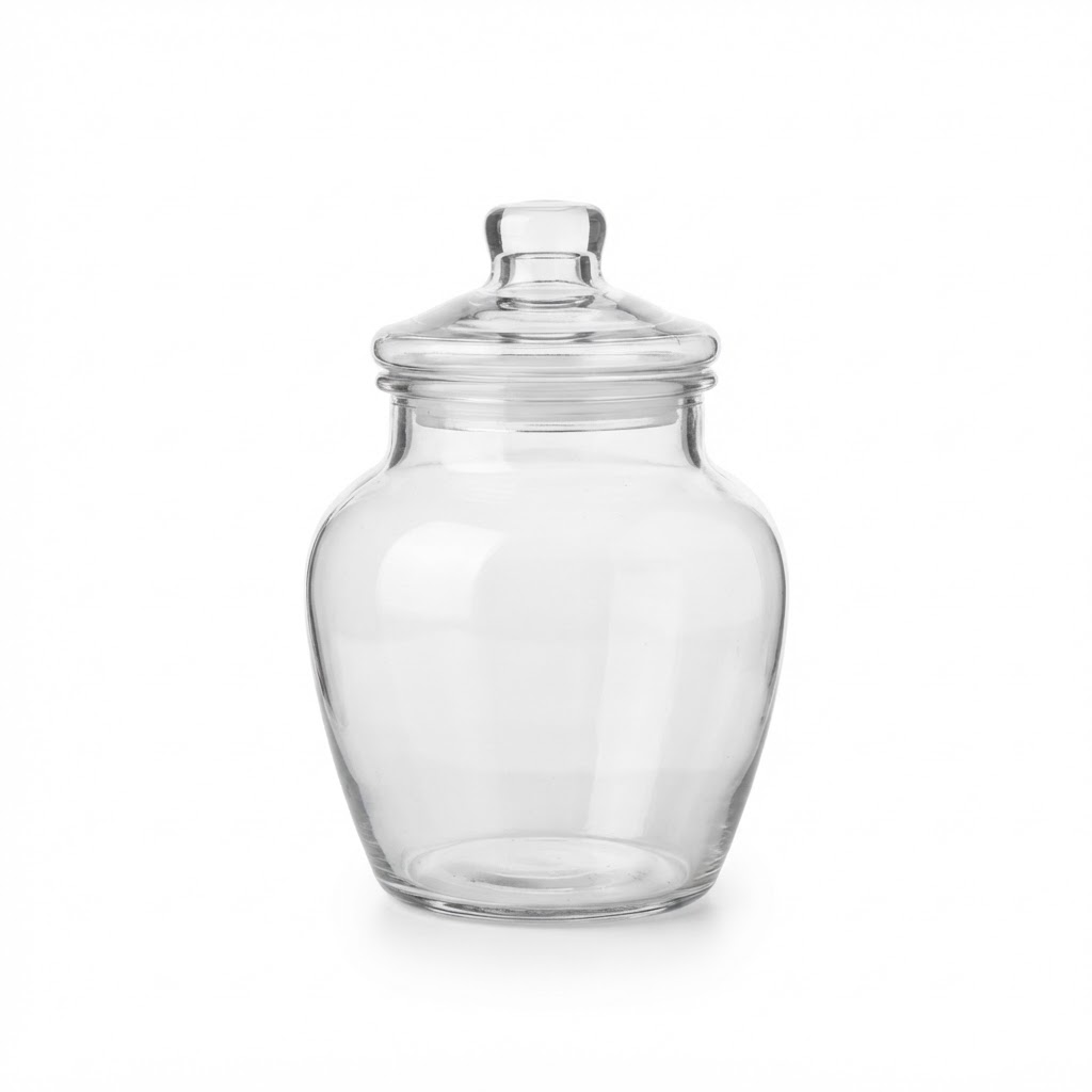 Clear Glass Apothecary Jars