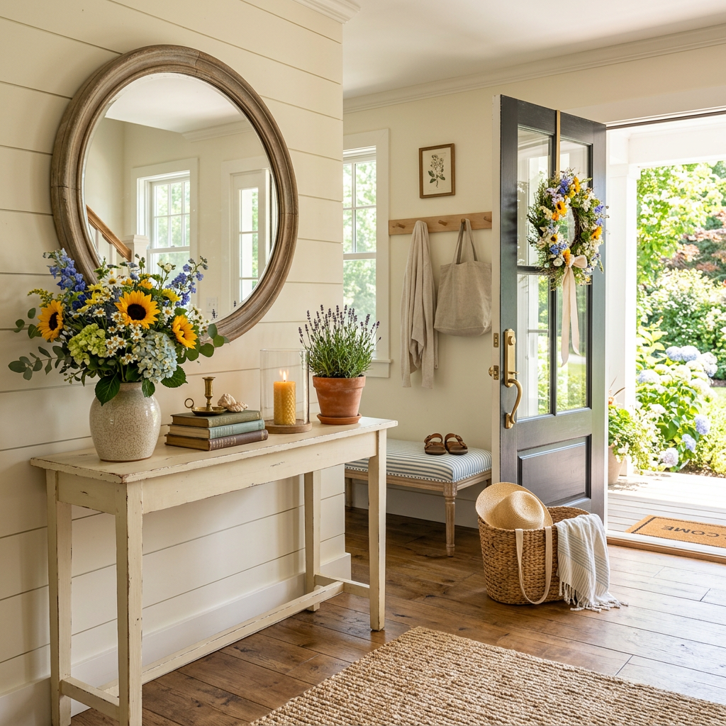 Cottagecore Summer Entryway