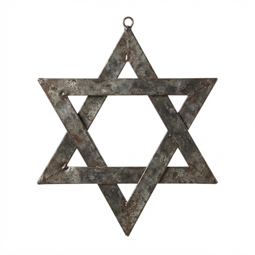 Distressed Metal Star Wall Decor