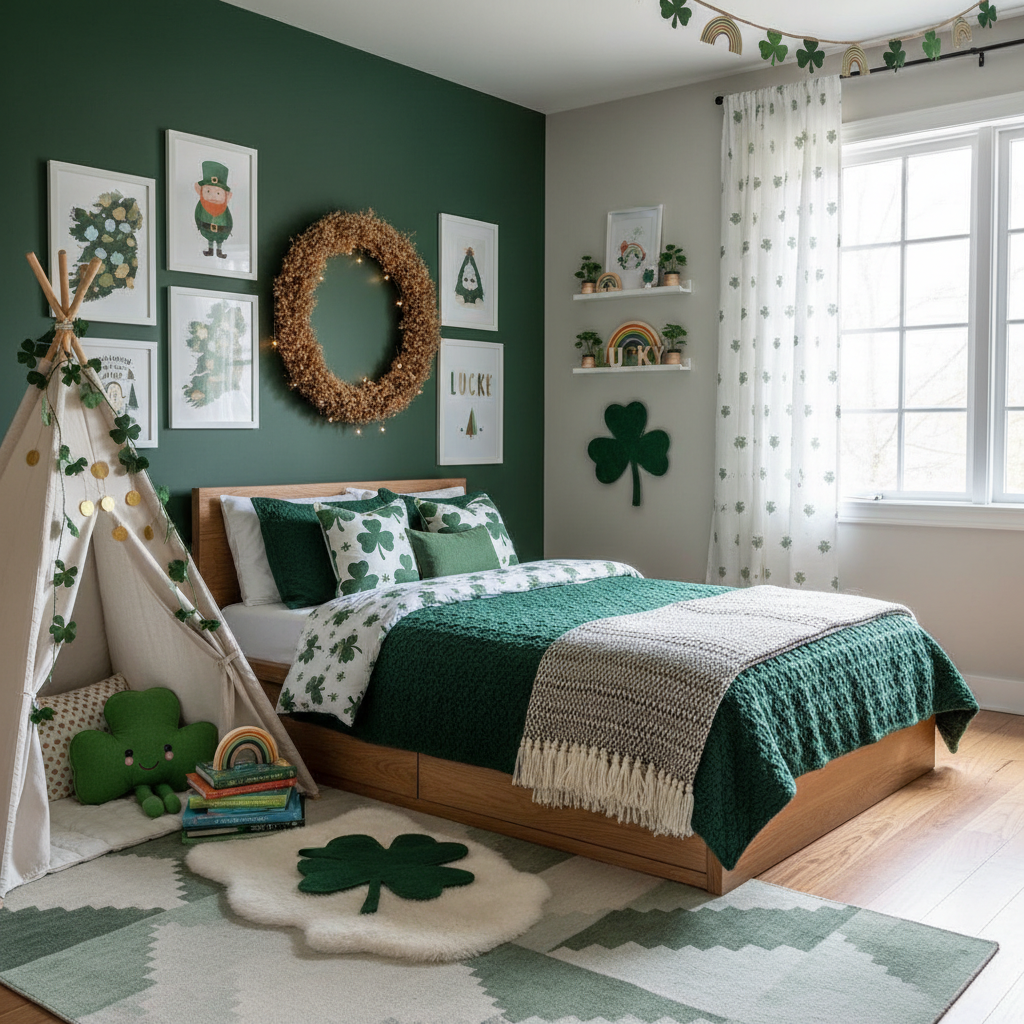 Nordic St. Patrick's Day Child Bedroom (Boy)