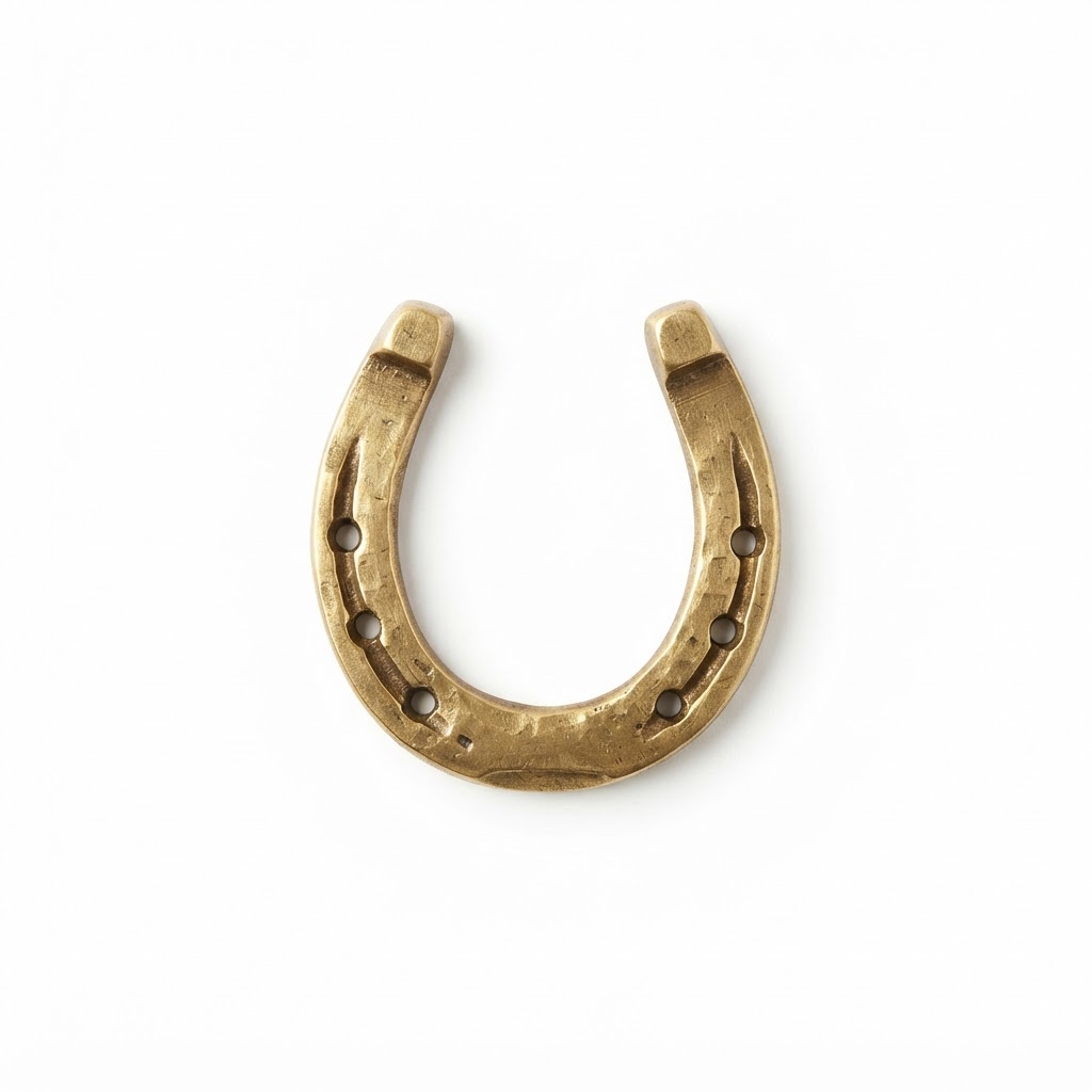 Miniature Brass Horseshoe Wall Accents