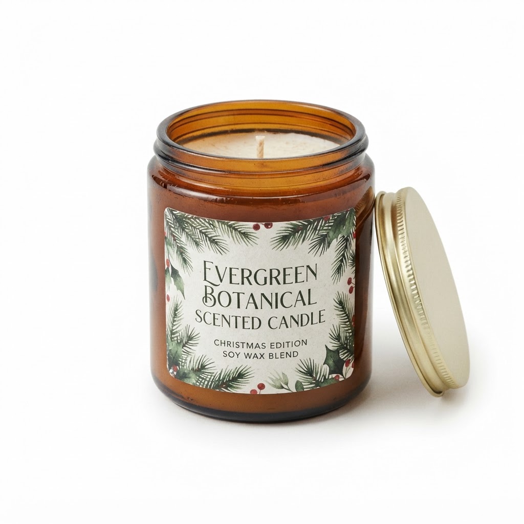 Evergreen Botanical Scented Candle