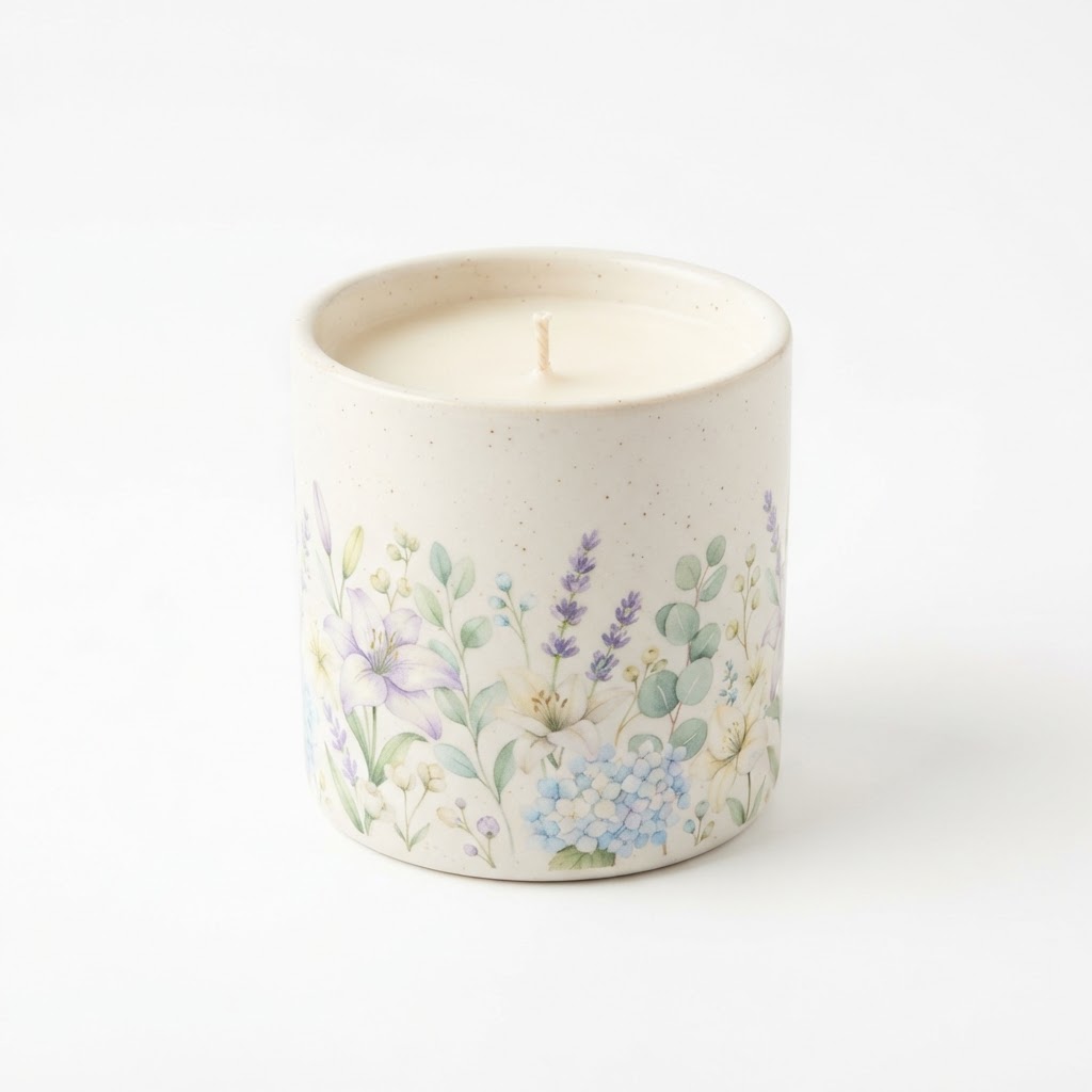 Floral Scented Soy Candle