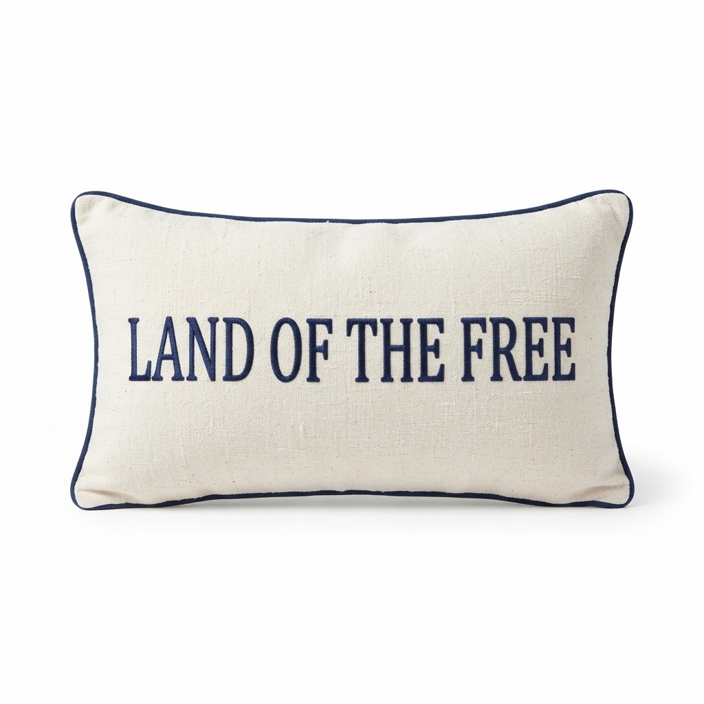 Land of the Free Lumbar Pillow