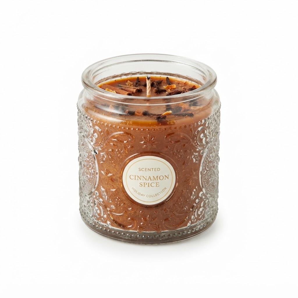 Scented Cinnamon Spice Candle