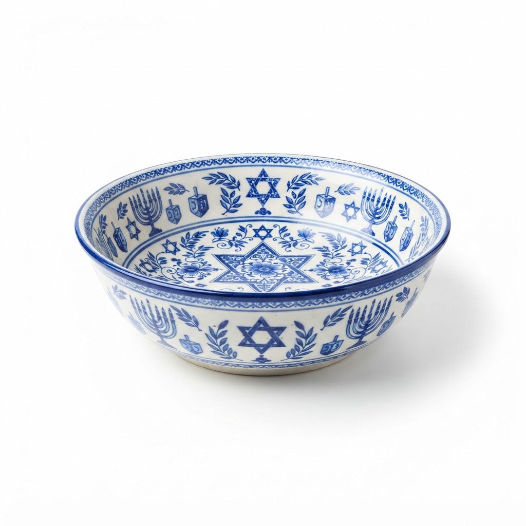 Blue and White Porcelain Serving Bowls