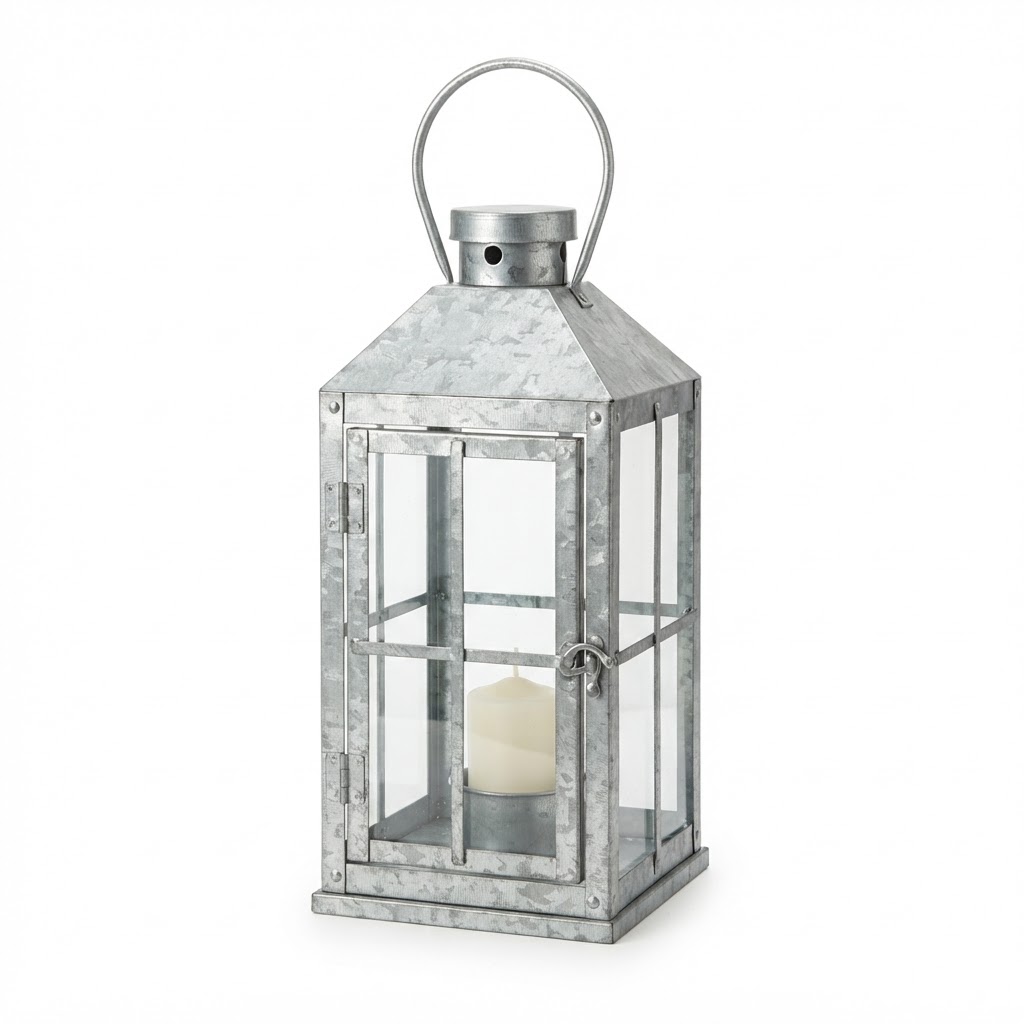 Galvanized Steel Metal Lantern