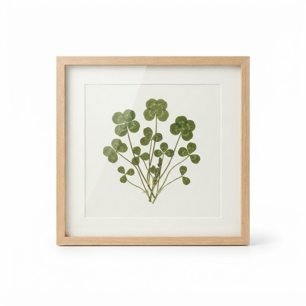 Framed Botanical Clover Prints