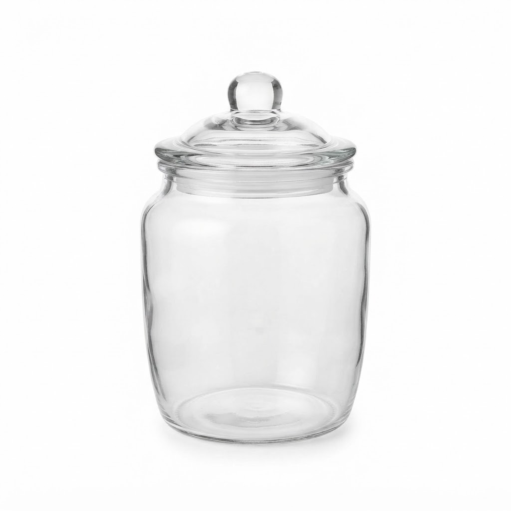Glass Apothecary Storage Jars