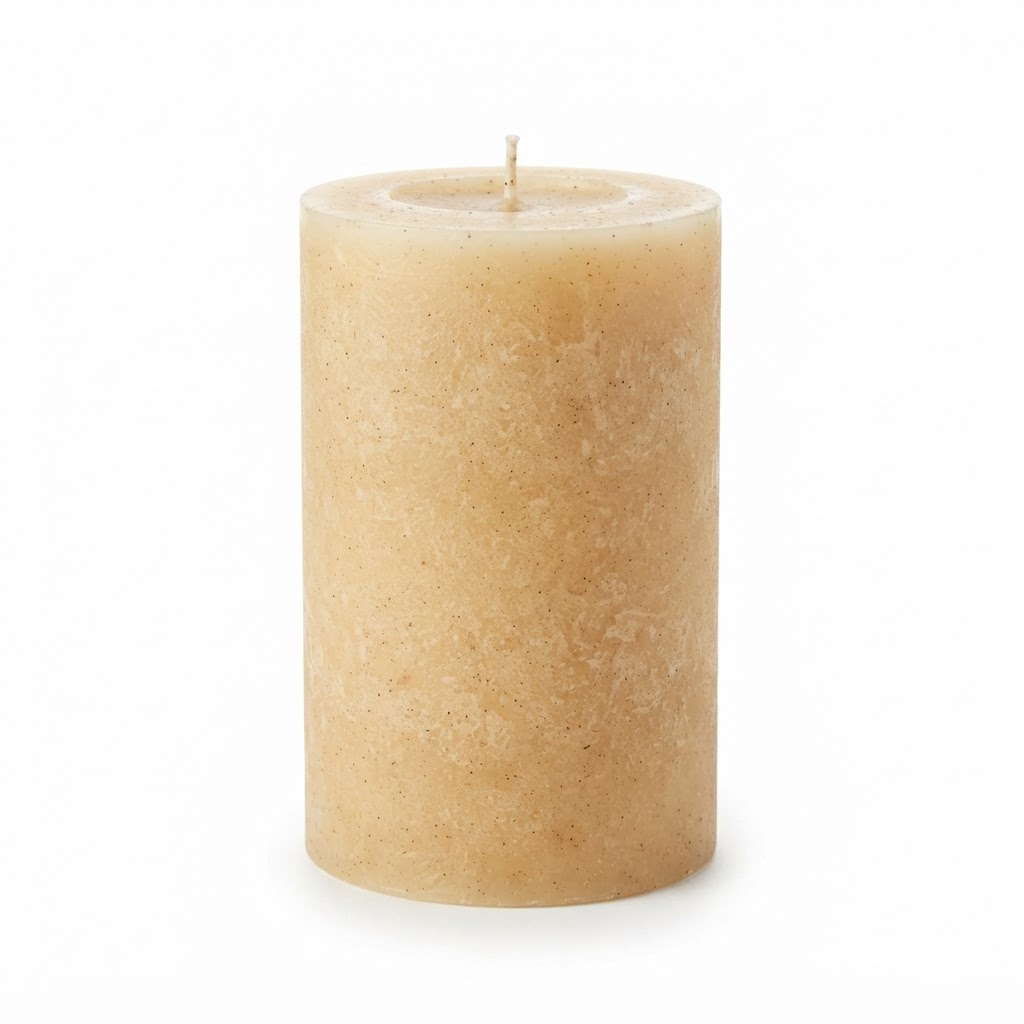 Scented Spiced Vanilla Pillar Candles