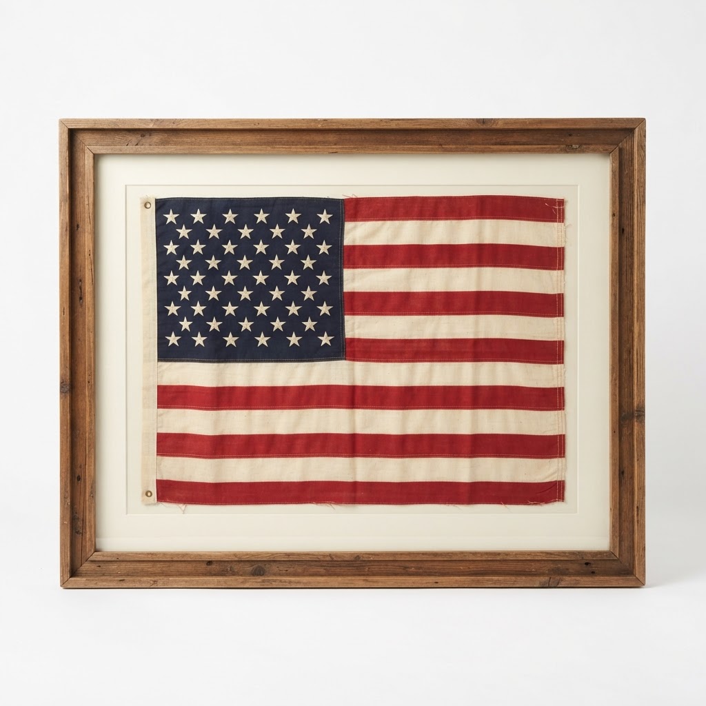 core American Flag Framed Art