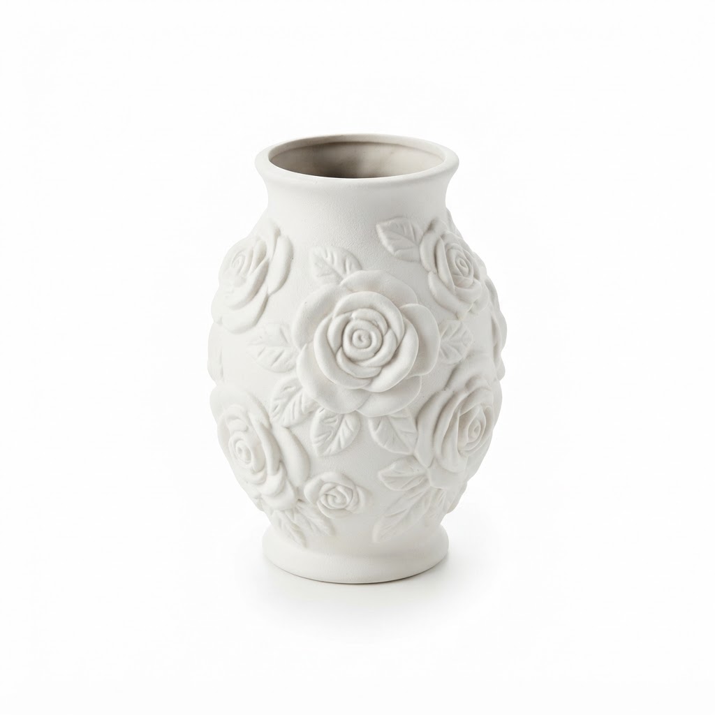 Ceramic Rose Vase