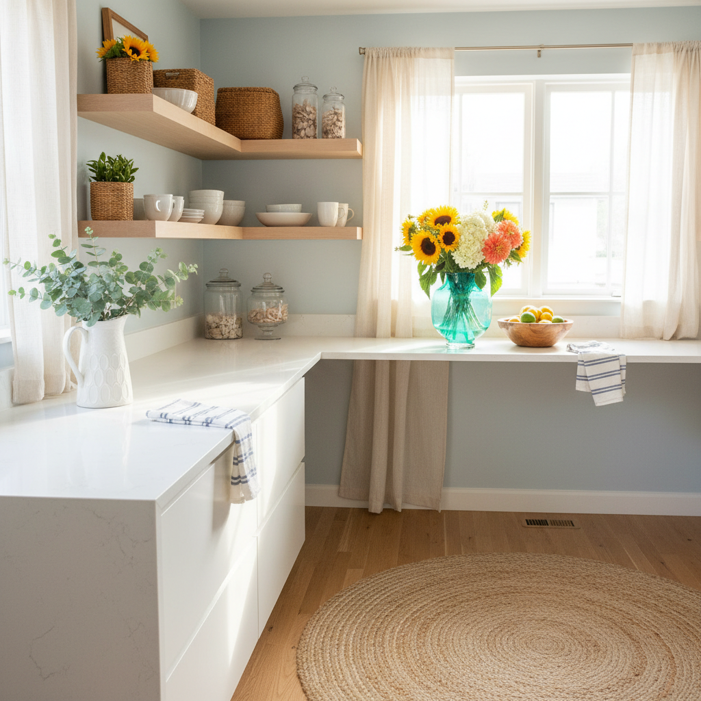 Minimalist Summer Kitchen
