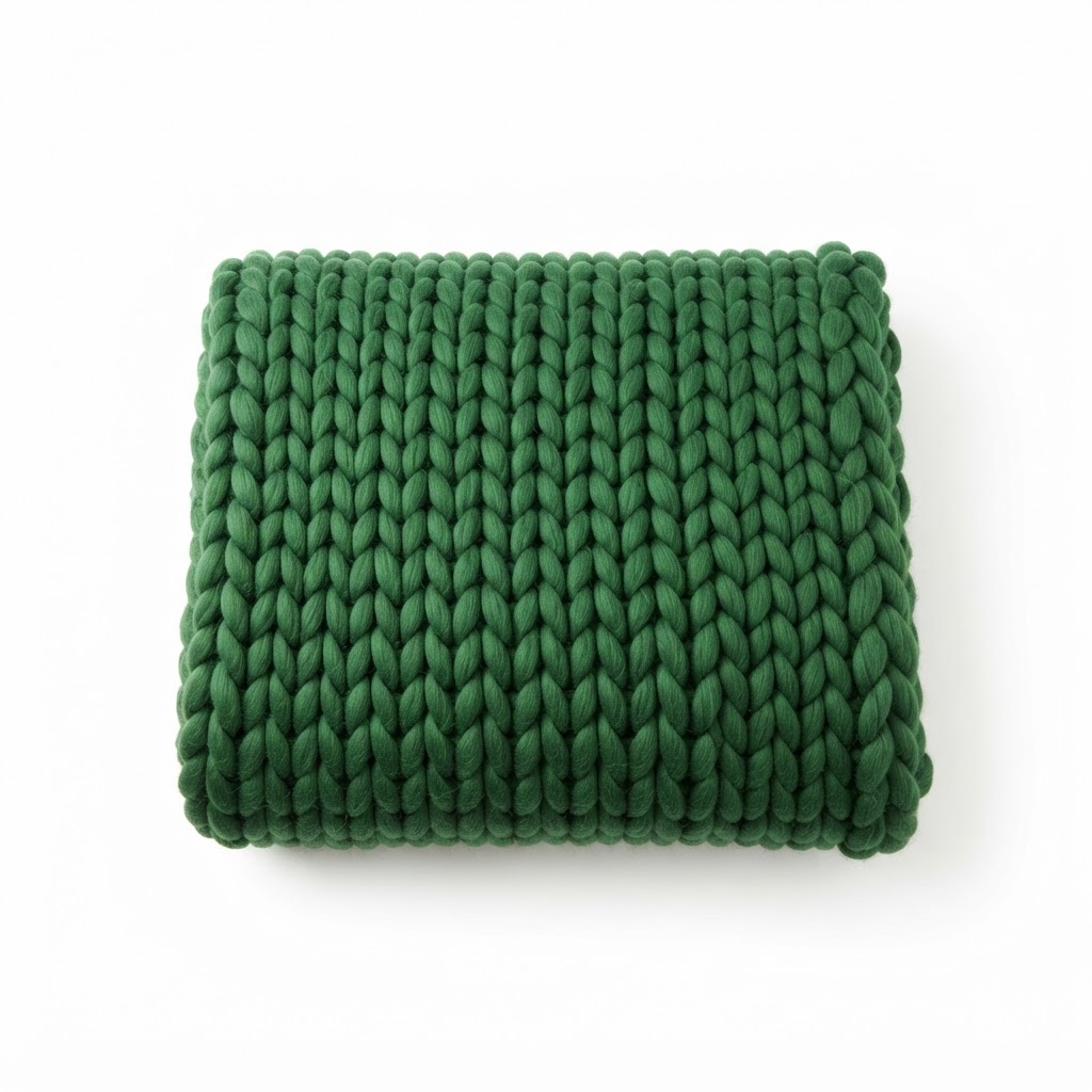 Chunky Knit Throw Blanket