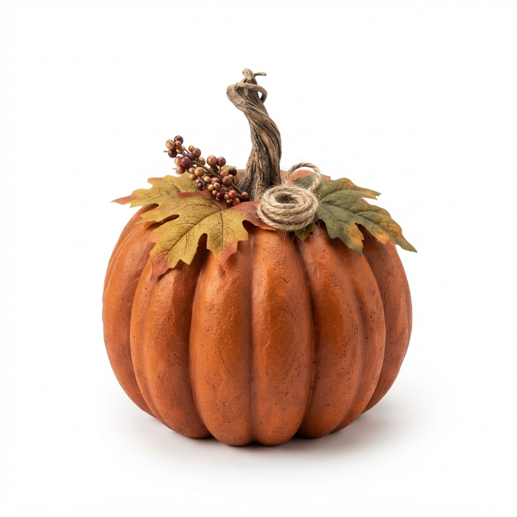Faux Pumpkin Centerpiece