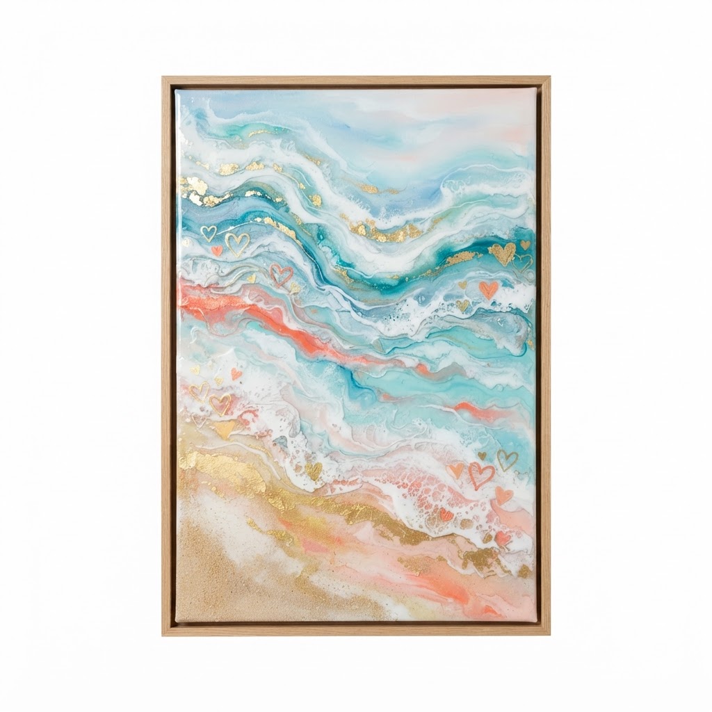 Abstract Ocean Wall Art