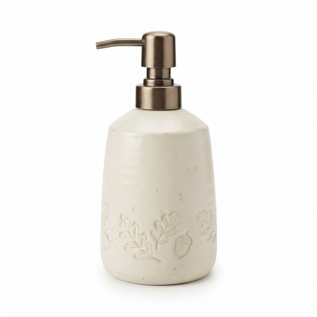 core Ceramic Cream Soap Dispenser