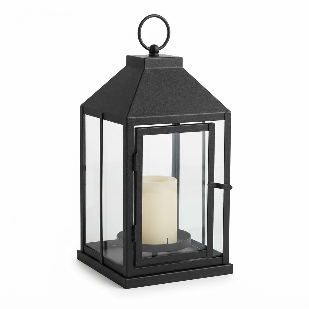 Metal Lantern Candle Holder