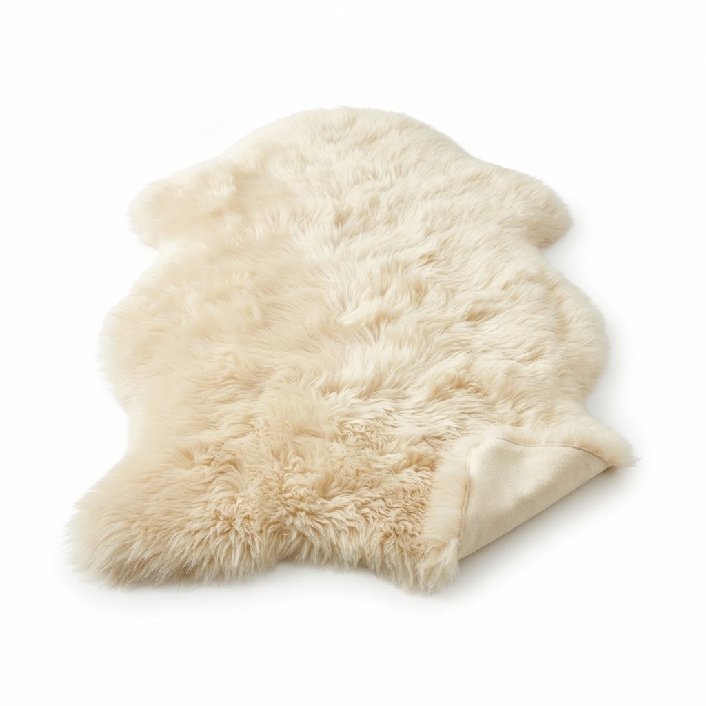 Faux Sheepskin Throw