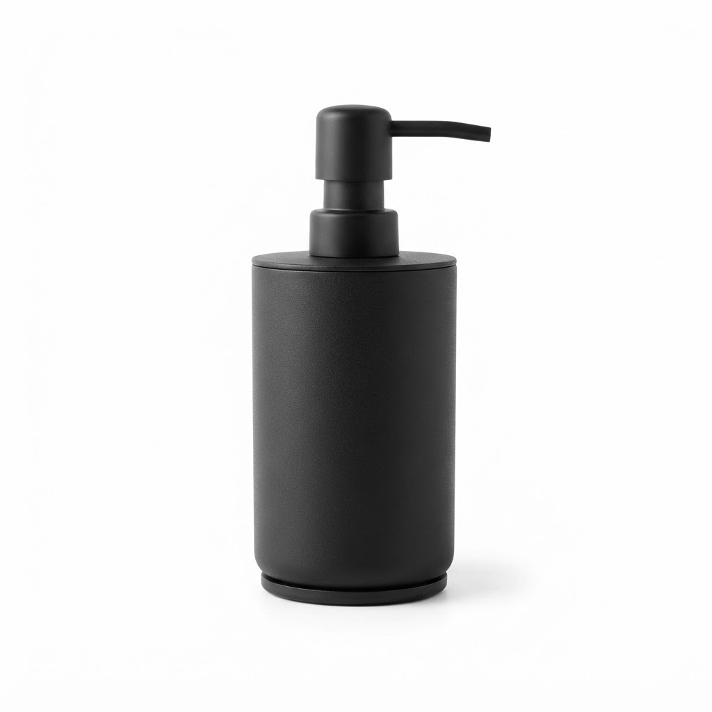 Matte Black Soap Dispenser