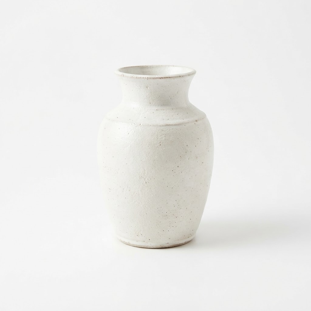 White Ceramic Vase
