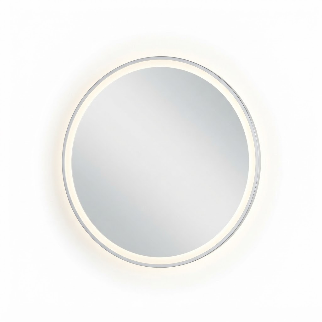 Round LED Backlit Mirror