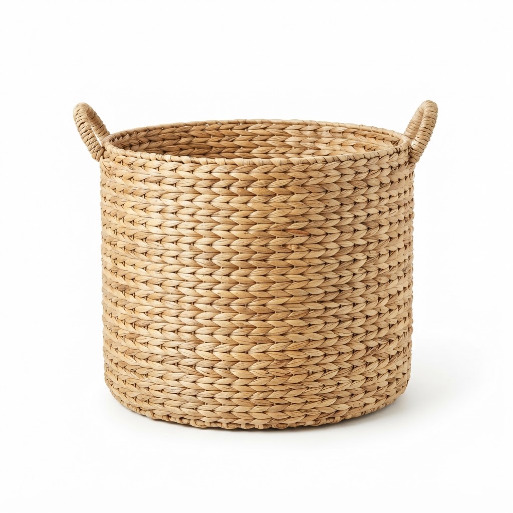 Woven Seagrass Toy Storage Basket