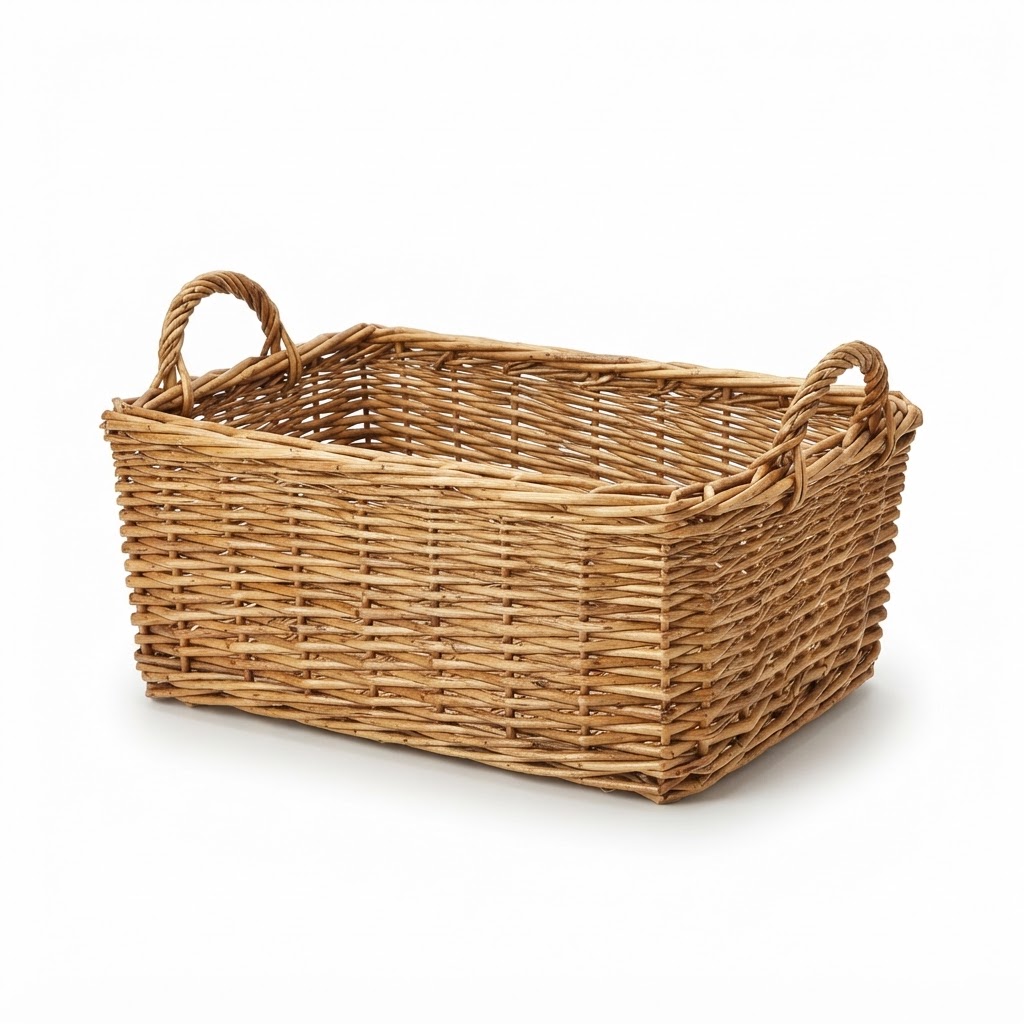 Woven Willow Storage Basket