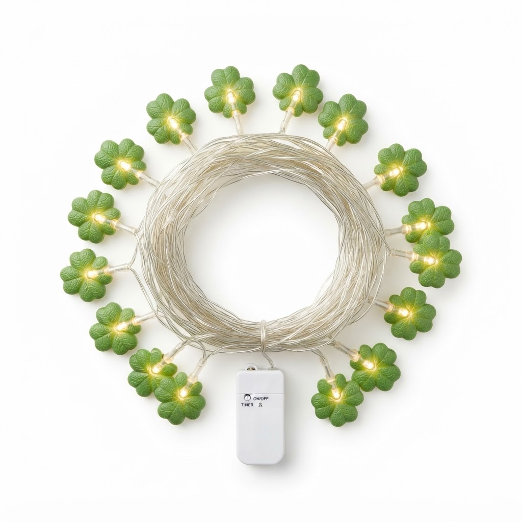 Transitional Clover String Lights
