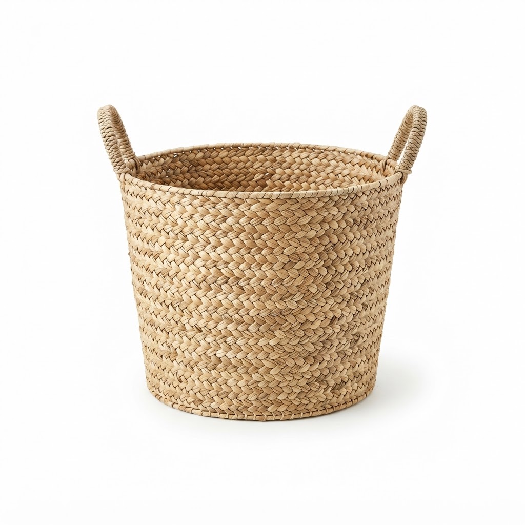 Transitional Woven Seagrass Storage Basket