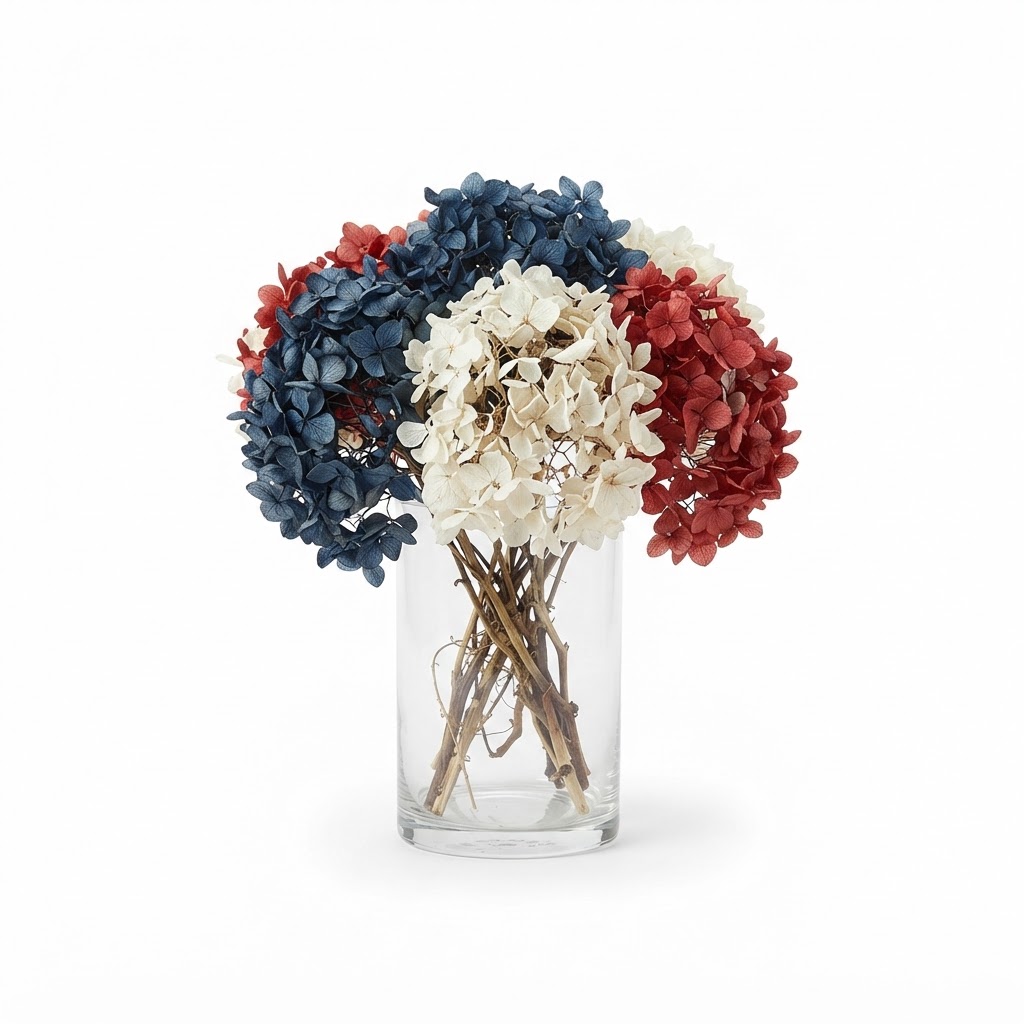 Dried Hydrangea Floral Arrangement