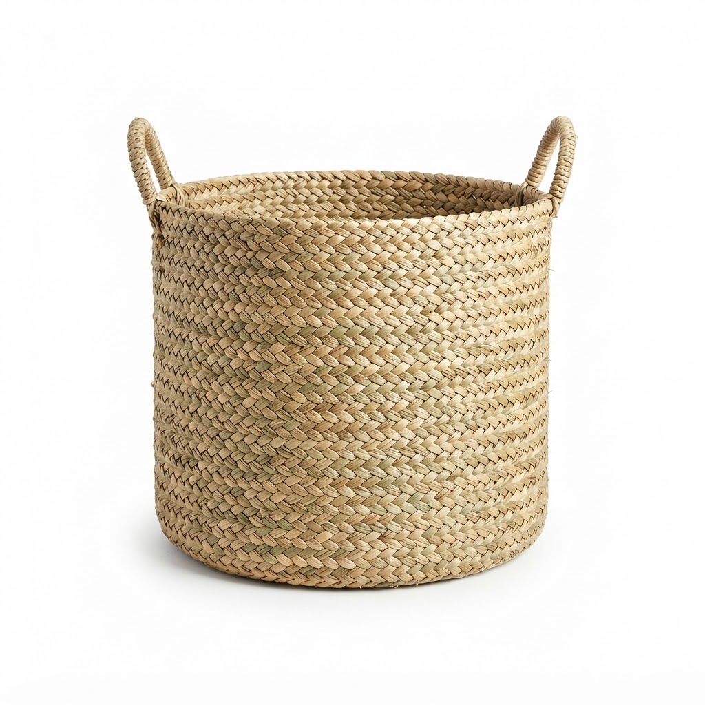 Woven Seagrass Storage Basket