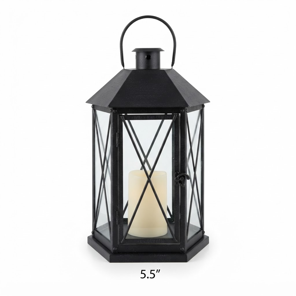Metal Lantern Candle Holder