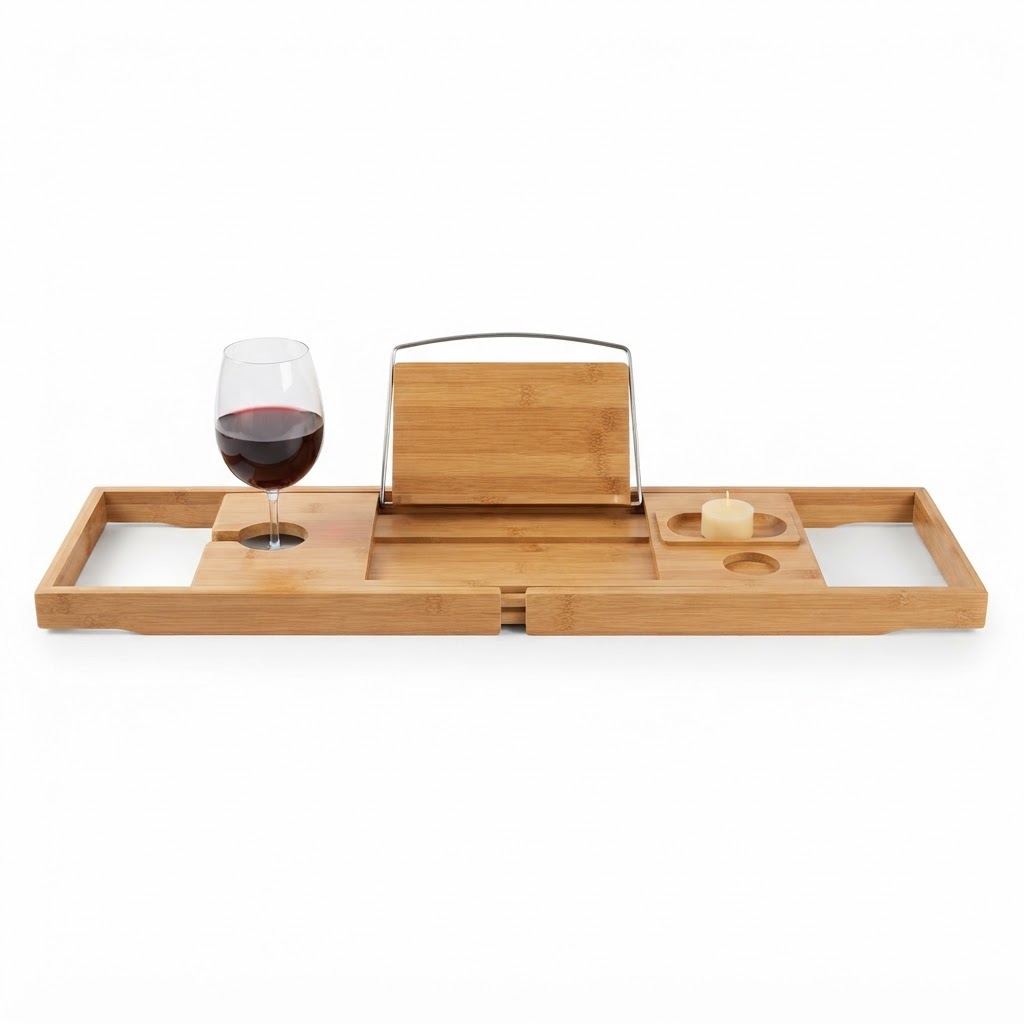 Bamboo Bathtub Caddy Tray