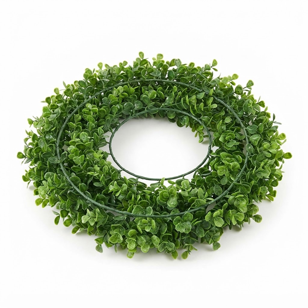 Faux Boxwood Garland