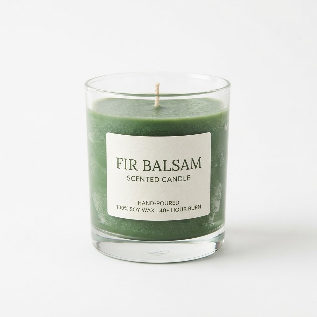 Fir Balsam Scented Candle
