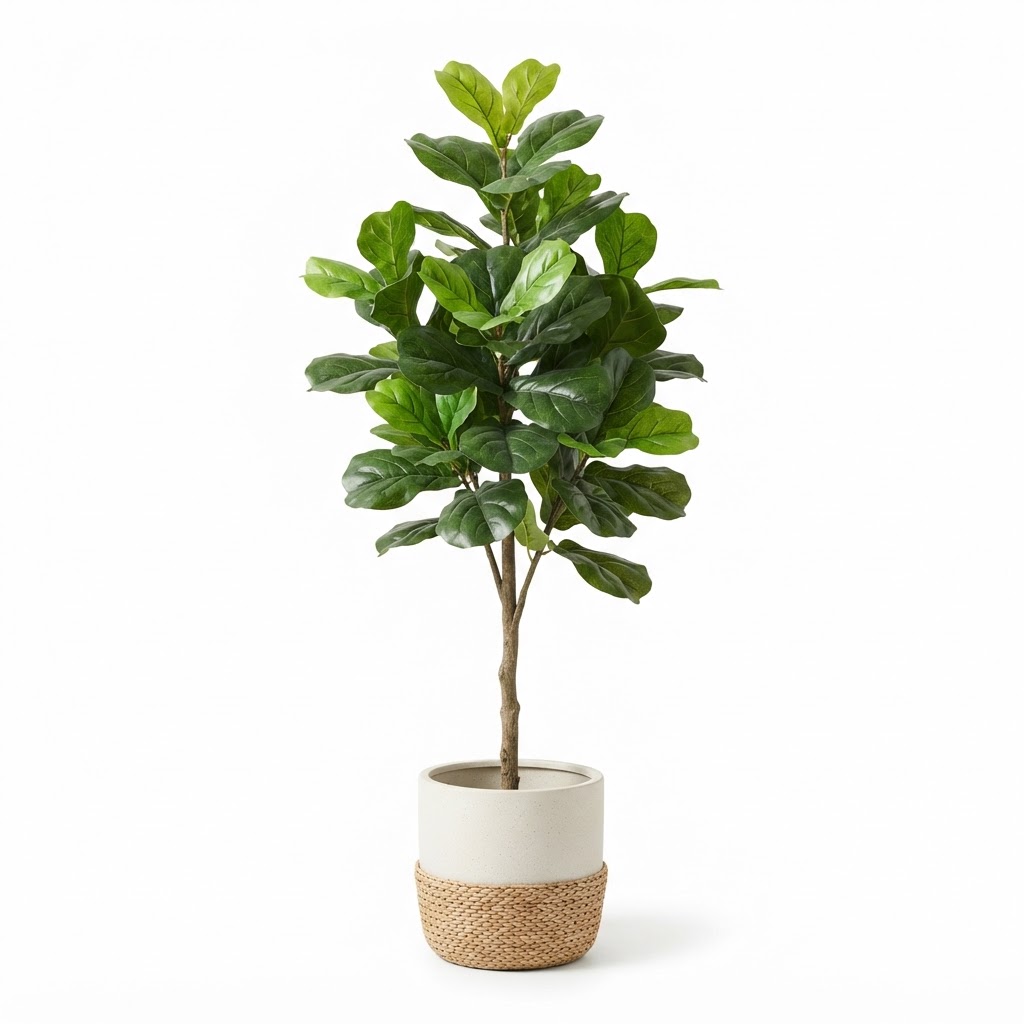 Spring Realistic Fiddle Leaf Fig Tree