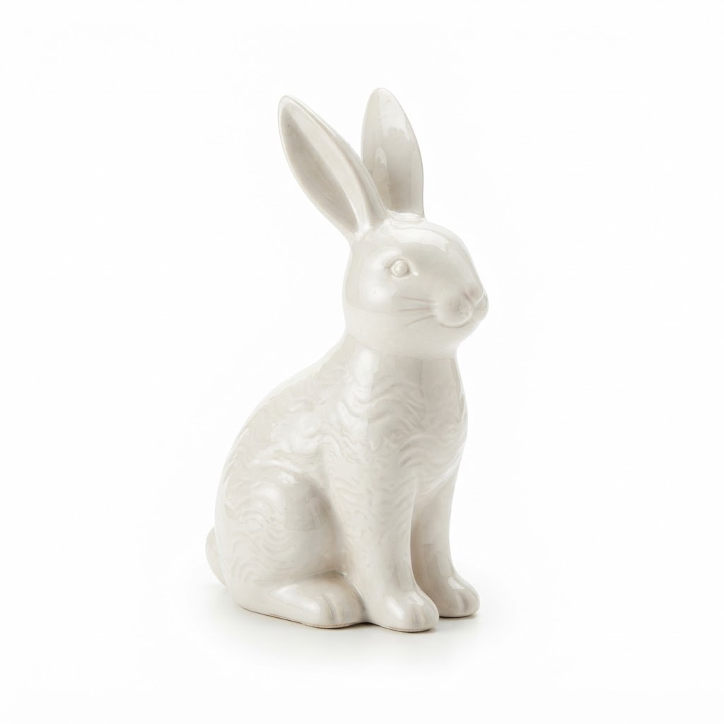 Ceramic Bunny Tabletop Accent
