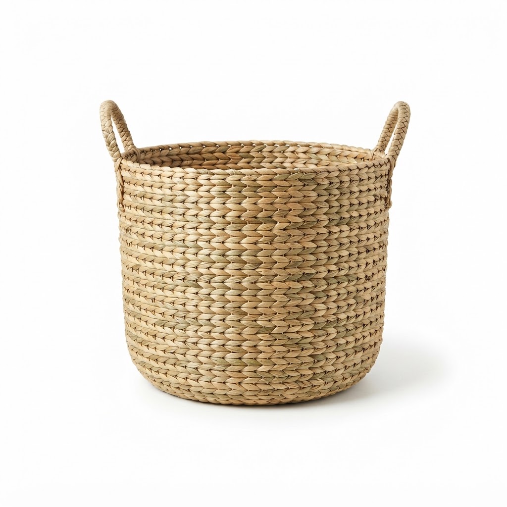 Woven Seagrass Storage Basket